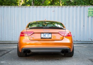 Audi S5 Performance Exhaust - AWE Tuning - Cat-Back Track Edition - Diamond Black - `08-`17
